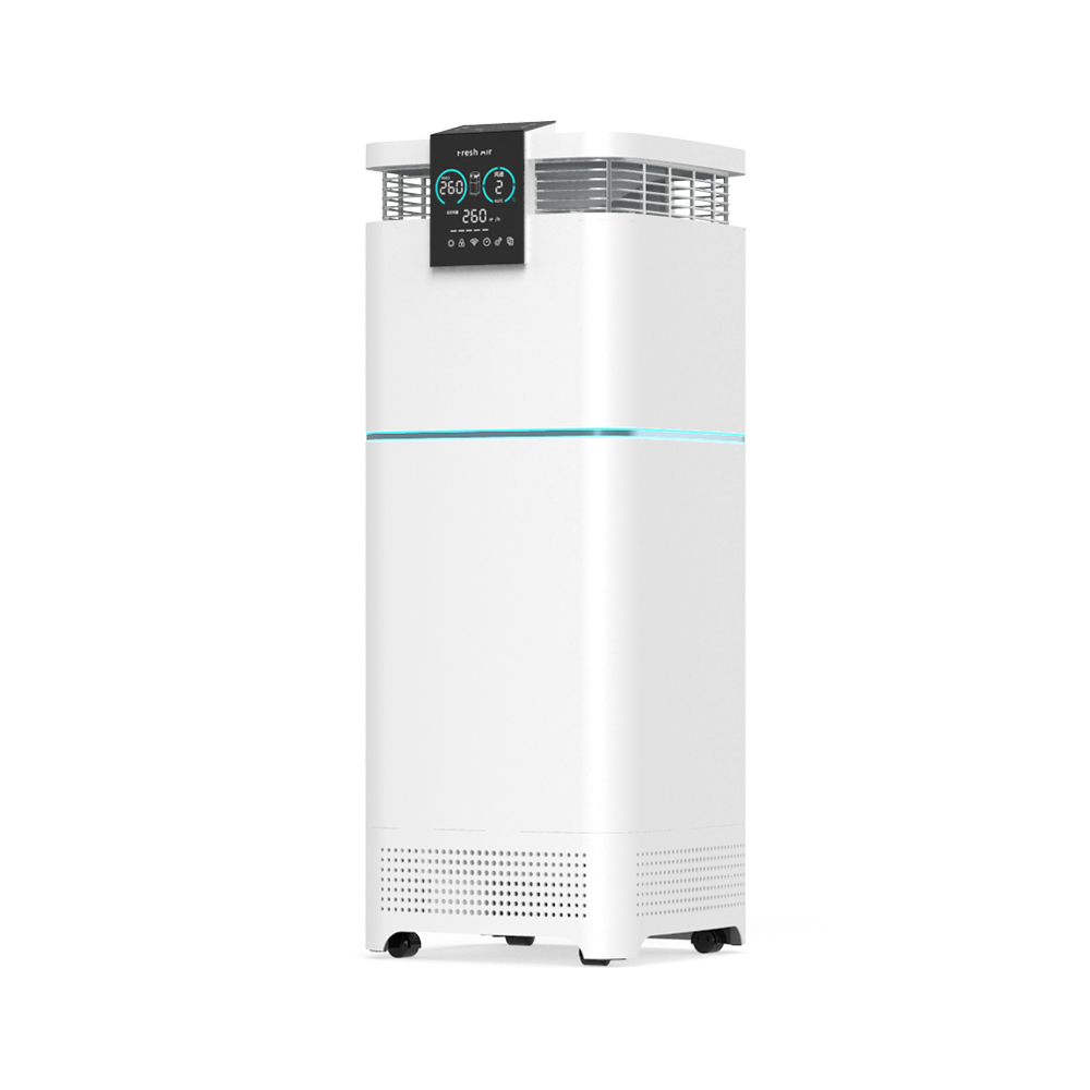 Maintenance of customized air purifier for large spaces